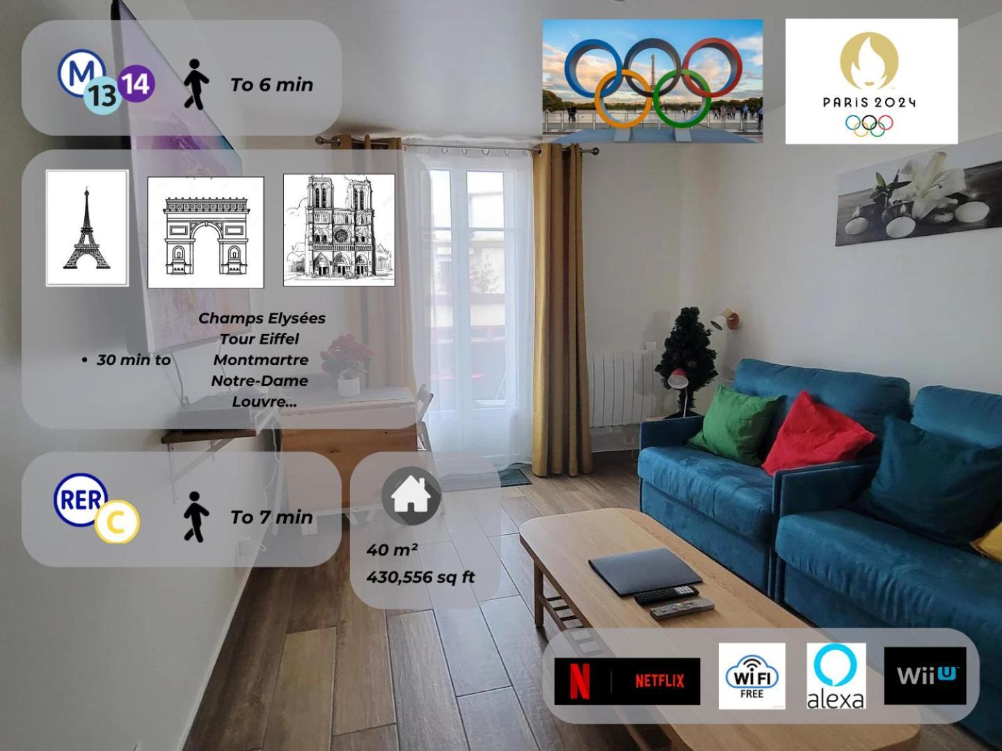 Amazing Apartment A Stone'S Throw From The City Of Lights - Paris Clichy Dış mekan fotoğraf